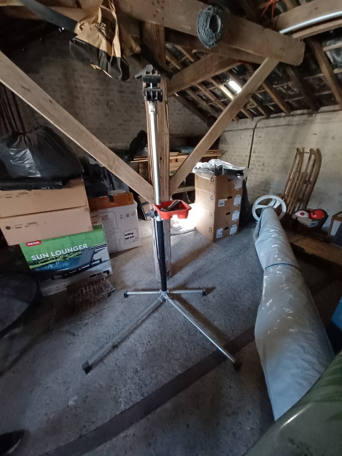 Pied atelier vélo, Enlèvement