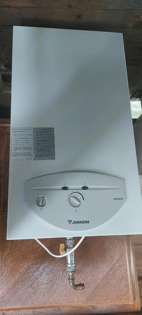 Junkers  Gasgeiser / Doorstromer – COMPLETE SET, Plus de 10 ans, Chauffe-eau, Enlèvement, Utilisé