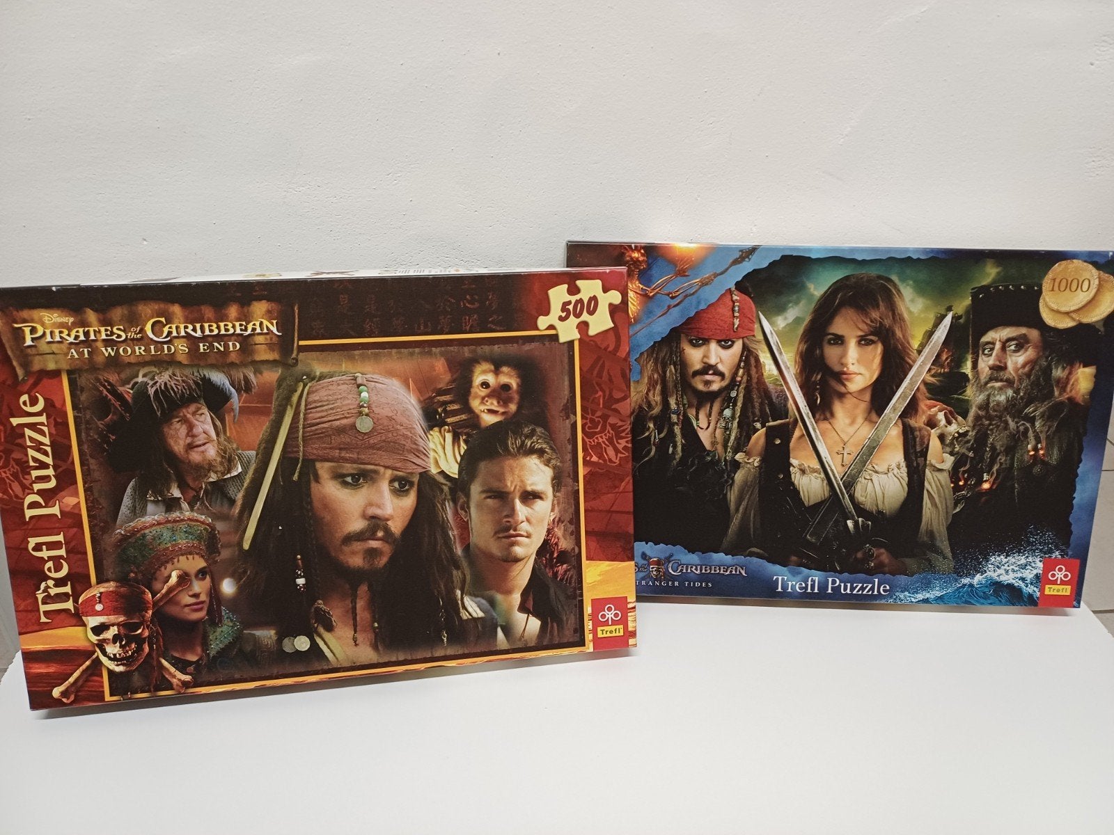 2 puzzels van Pirates of the Caribbean, Hobby en Vrije tijd, Ophalen, Zo goed als nieuw