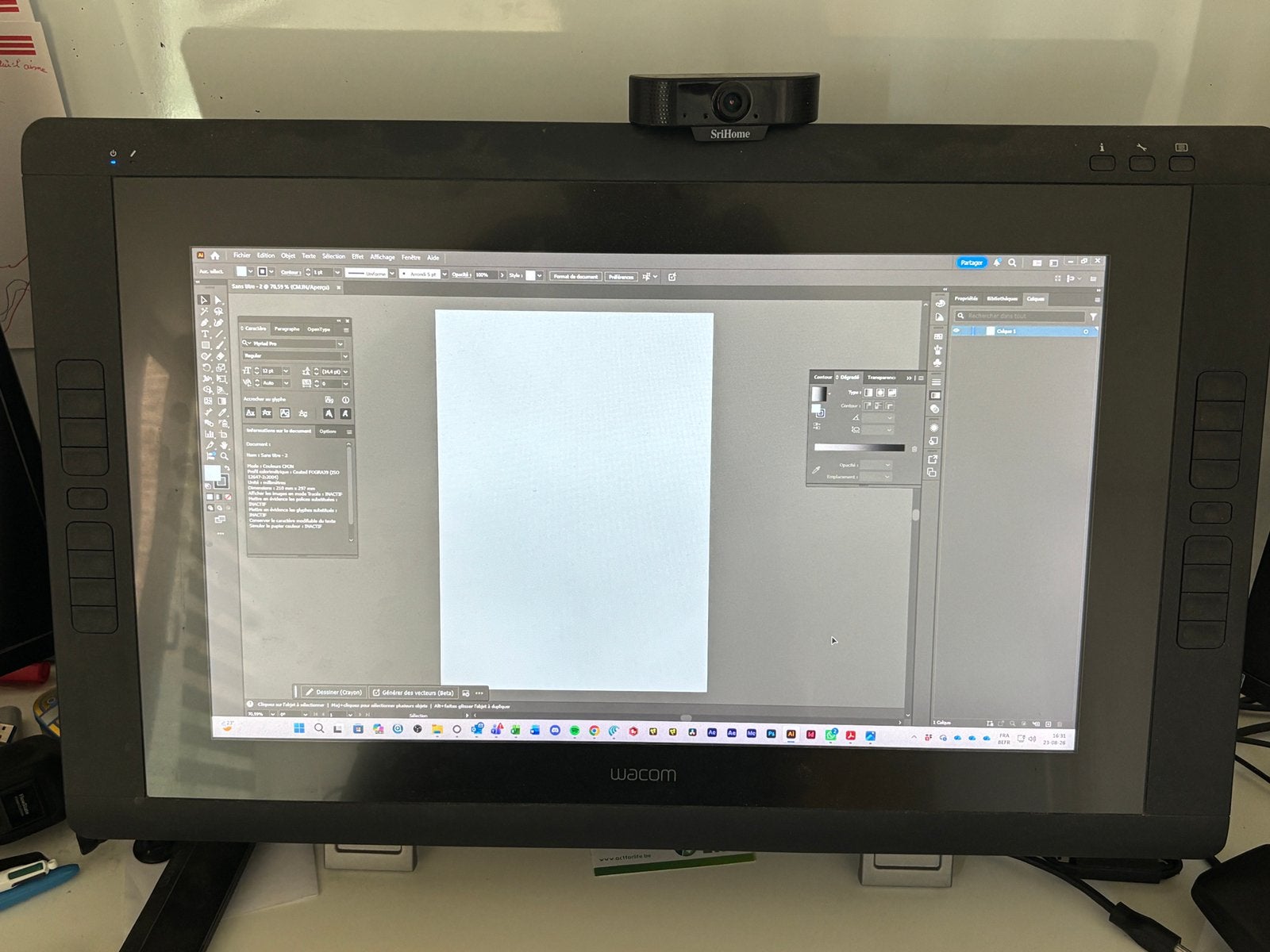 Wacom Cintiq 22HD, Computers en Software, Tekentablets, Ophalen, Gebruikt, Bedraad