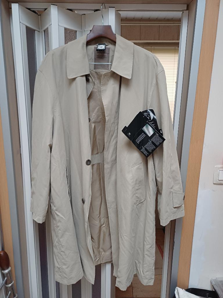 Canda waterdichte trenchcoat maat 50 nieuw, nooit gedragen, Kleding | Heren, Ophalen, Maat 48/50 (M), Beige, Nieuw