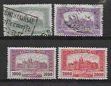 Hongarije.  338/41.  xx - gestempeld, Postzegels en Munten, Ophalen of Verzenden