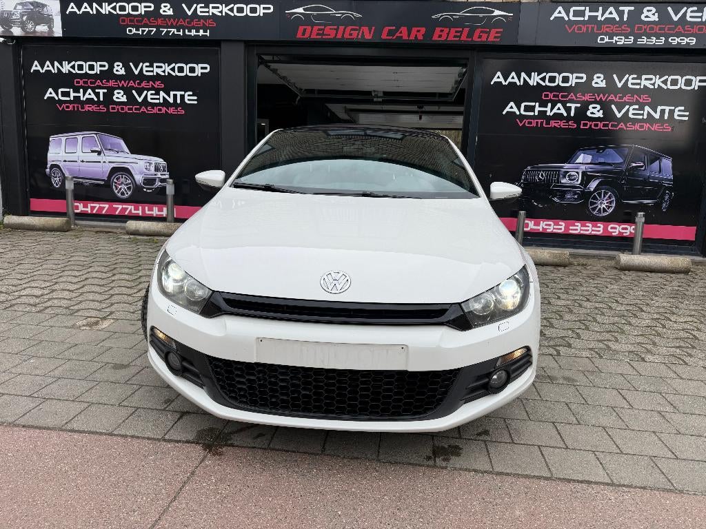 VW Scirocco 1.4Turbo 160pk 1e Carnet-autopas VOL, Euro 5, Zwart, Wit, Leder