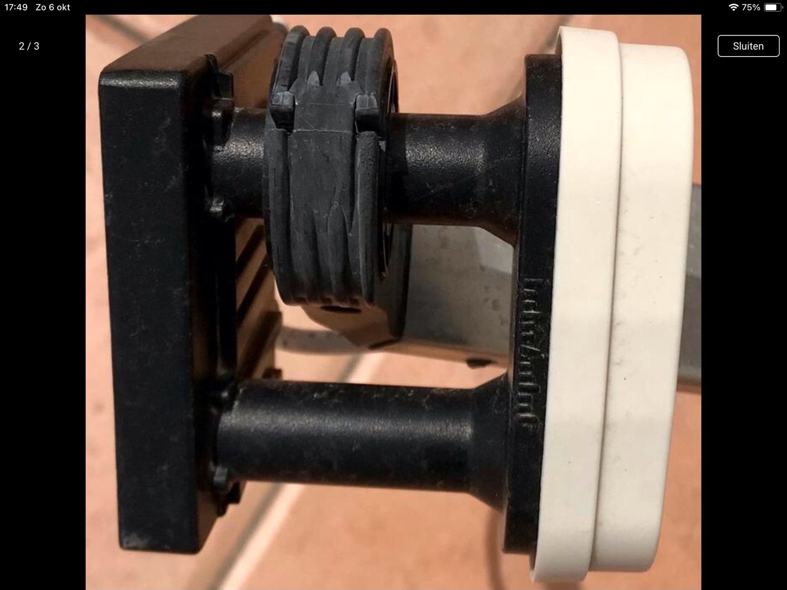 Dubbele kop te koop voor satelliet schotel., Audio, Tv en Foto, Schotelantennes, Ophalen, Zo goed als nieuw