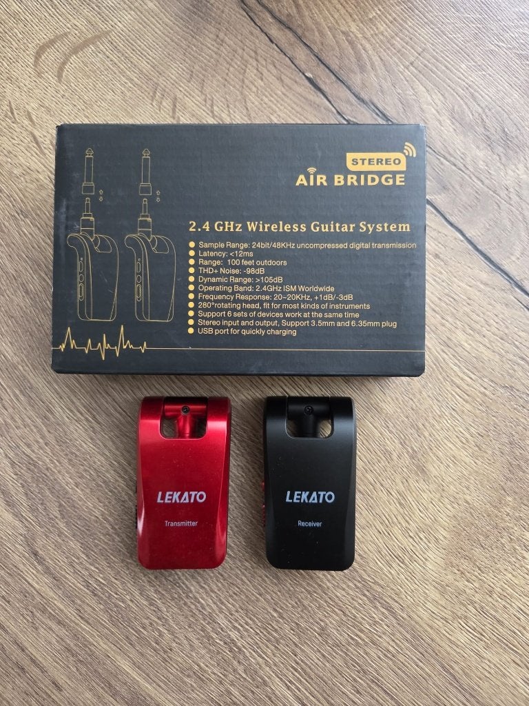 Lekato Draadloos gitaarsysteem (nieuwstaat), Hobby & Loisirs créatifs, Composants électroniques, Enlèvement, Comme neuf