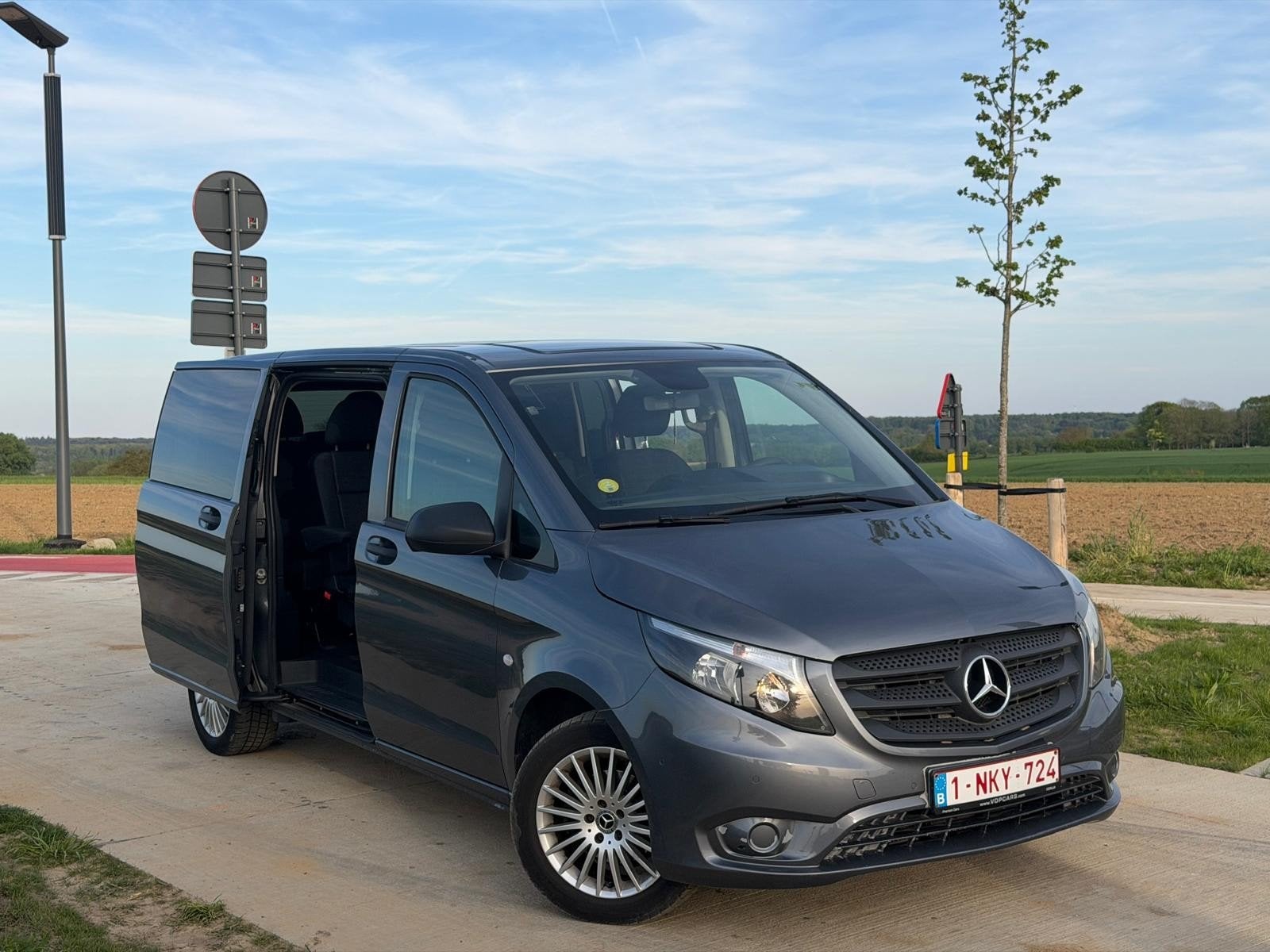 Mercedes-Benz Vito Tourer 114 cdi | euro6 | 2019 | airco, Autos, Mercedes-Benz, Argent ou Gris, Achat, Bluetooth, Euro 6