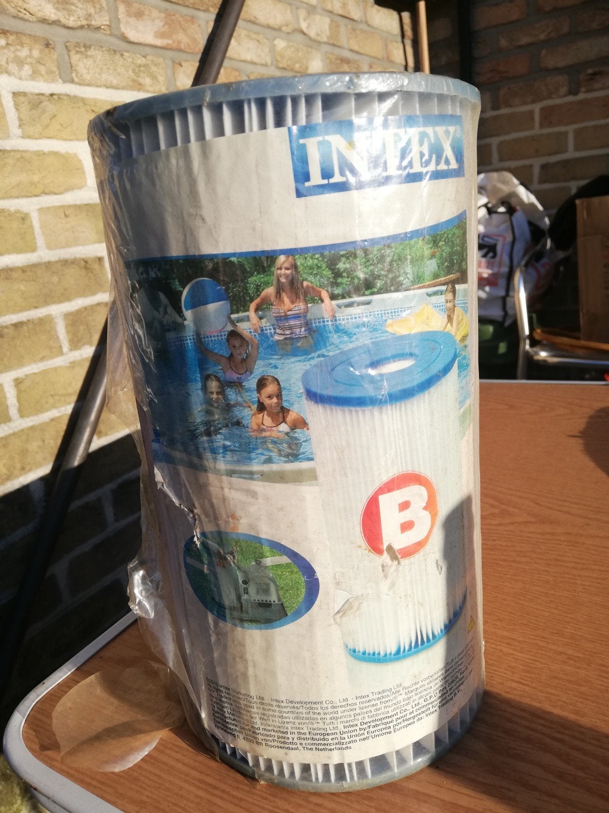 filtre de piscine intex B, Enlèvement