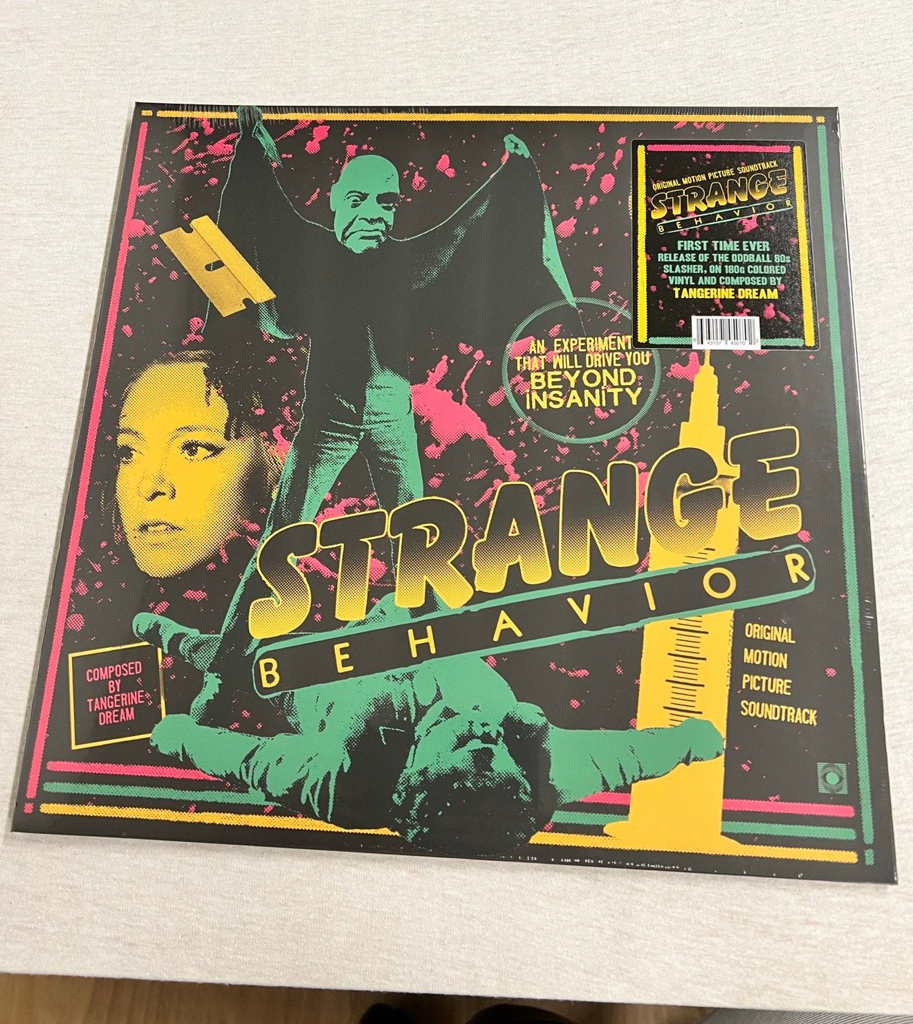 Tangerine Dream Strange Behavior Coloured vinyl Sealed NIEUW, Cd's en Dvd's, Vinyl | Filmmuziek en Soundtracks, Limited edition
