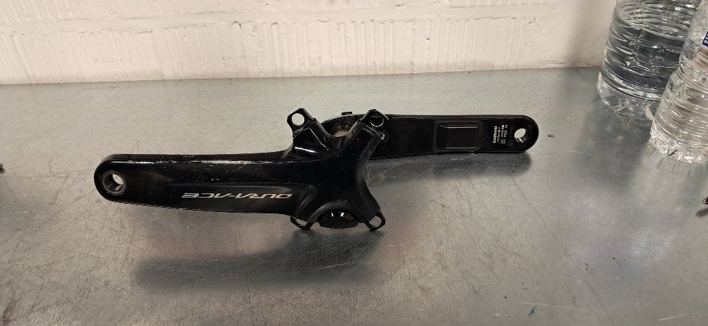 Shimano dura ace powermeter, Fietsen en Brommers, Fietsonderdelen, Crankstel of Pedalen, Gebruikt, Ophalen of Verzenden, Aluminium