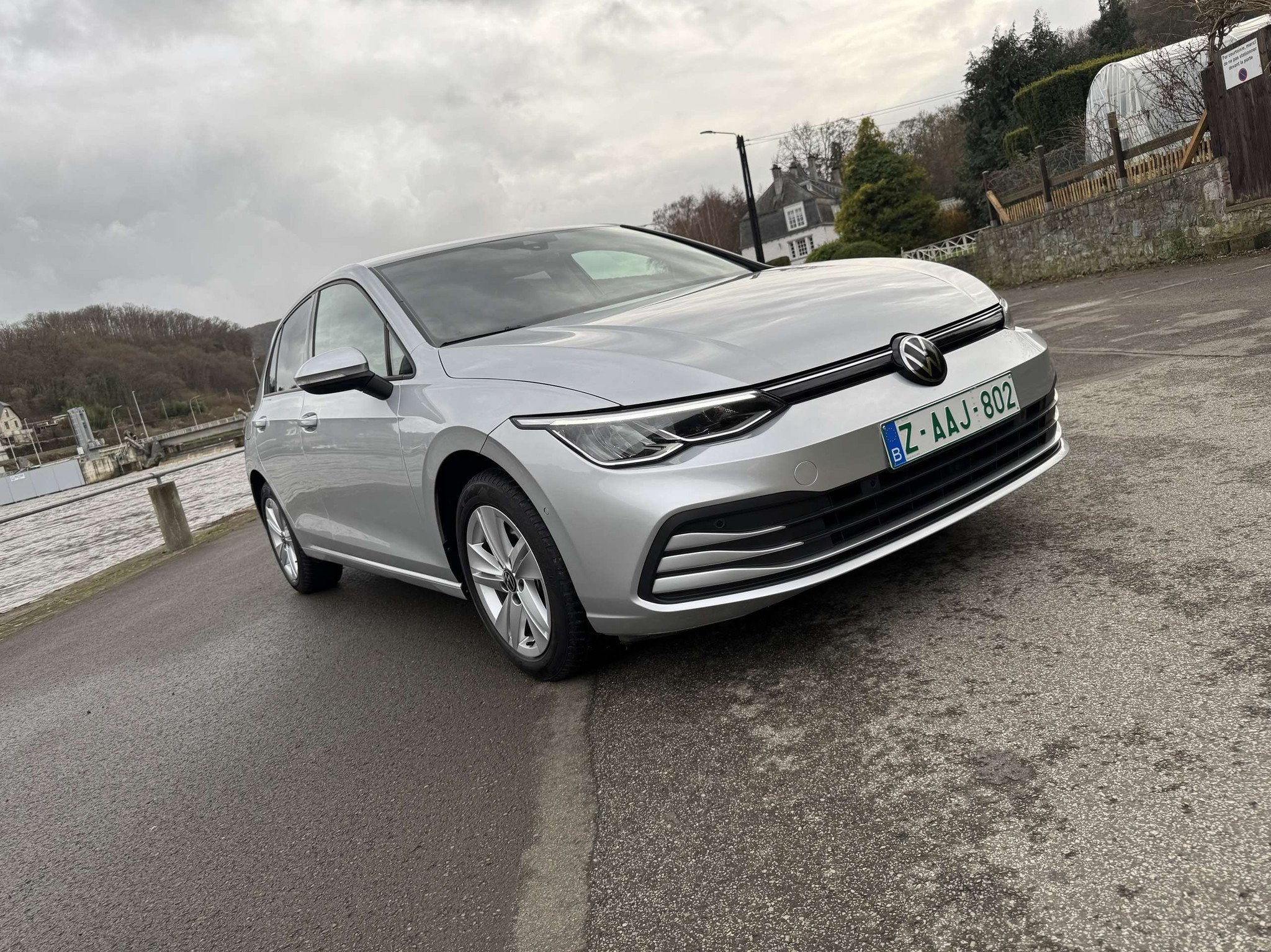 Volkswagen Golf 1.0ETSI 110 Auto Confortline Tva Recup Et Ga, Argent ou Gris, Volkswagen, Berline, Automatique