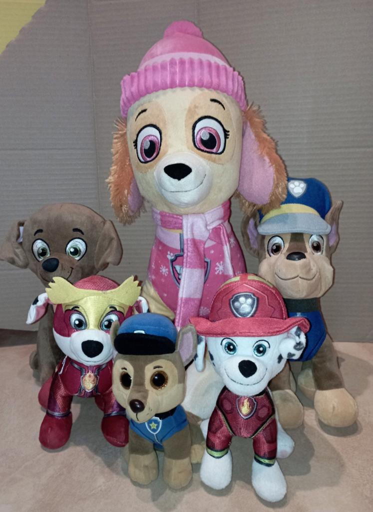 Knuffels Paw Patrol (ook apart te koop), Kinderen en Baby's, Speelgoed | Knuffels en Pluche, Overige merken, Zo goed als nieuw