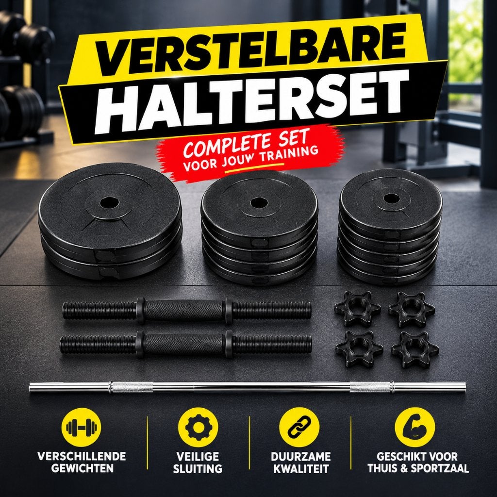 Ensemble complet d'haltères 30,5 kg pour la musculation, Enlèvement, Comme neuf, Bras, Haltère