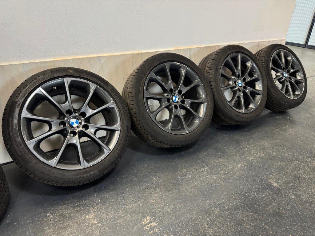 Jantes BMW d'origine avec pneus Continental de 7 mm, Pneus et Jantes, Véhicule de tourisme, Pneus été, 18 pouces