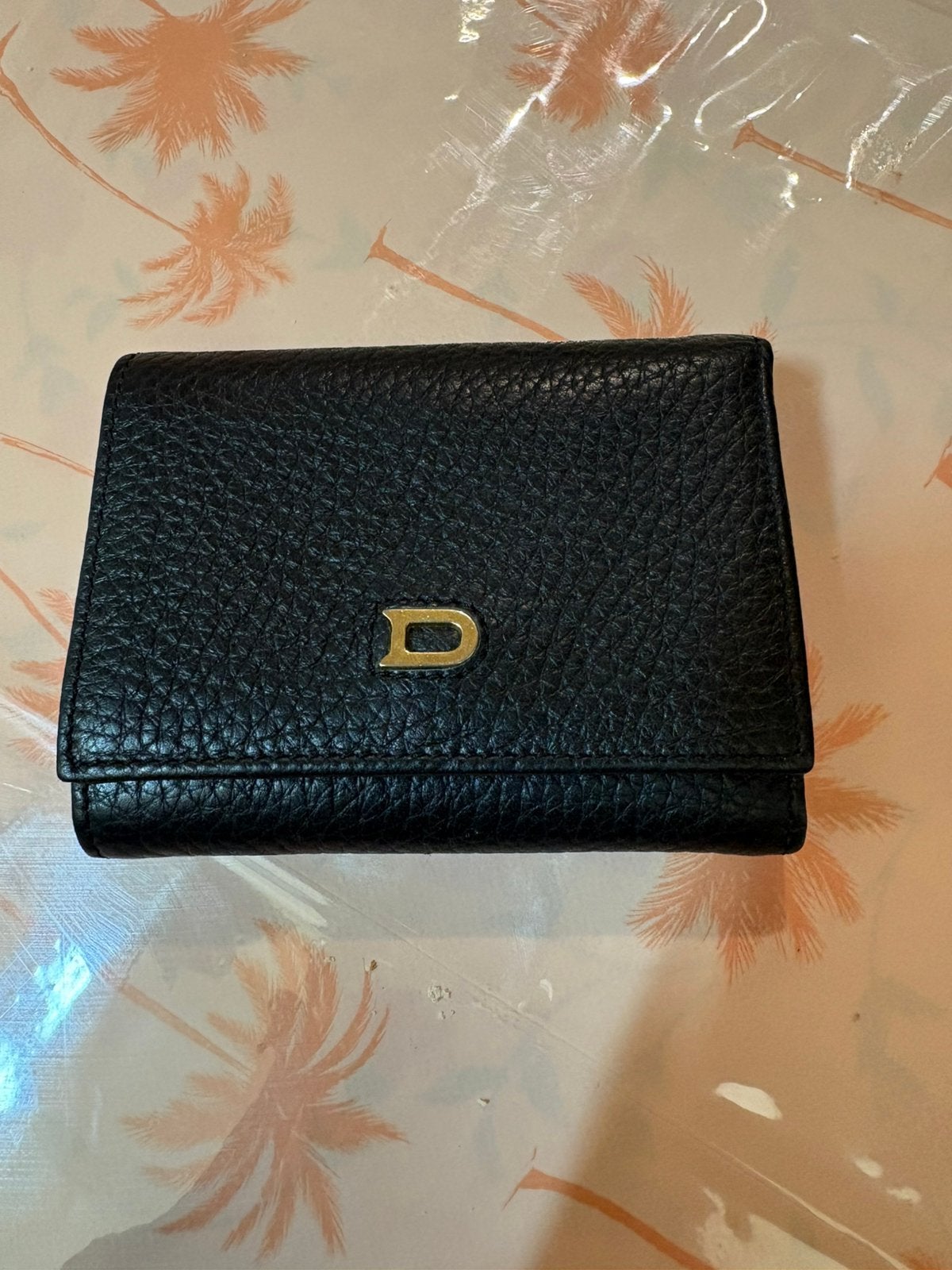 Authentique Portefeuille DELVAUX  Cuir Grainé Noir Profond, Handtassen en Accessoires, Portemonnees, Ophalen of Verzenden, Zo goed als nieuw