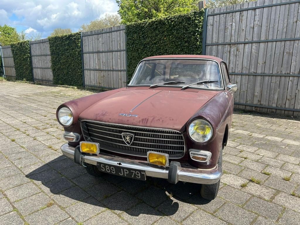 Peugeot 404  Opknapper of Onderdelen !!!, Auto's, 4 deurs, Stof, Beige, Bruin