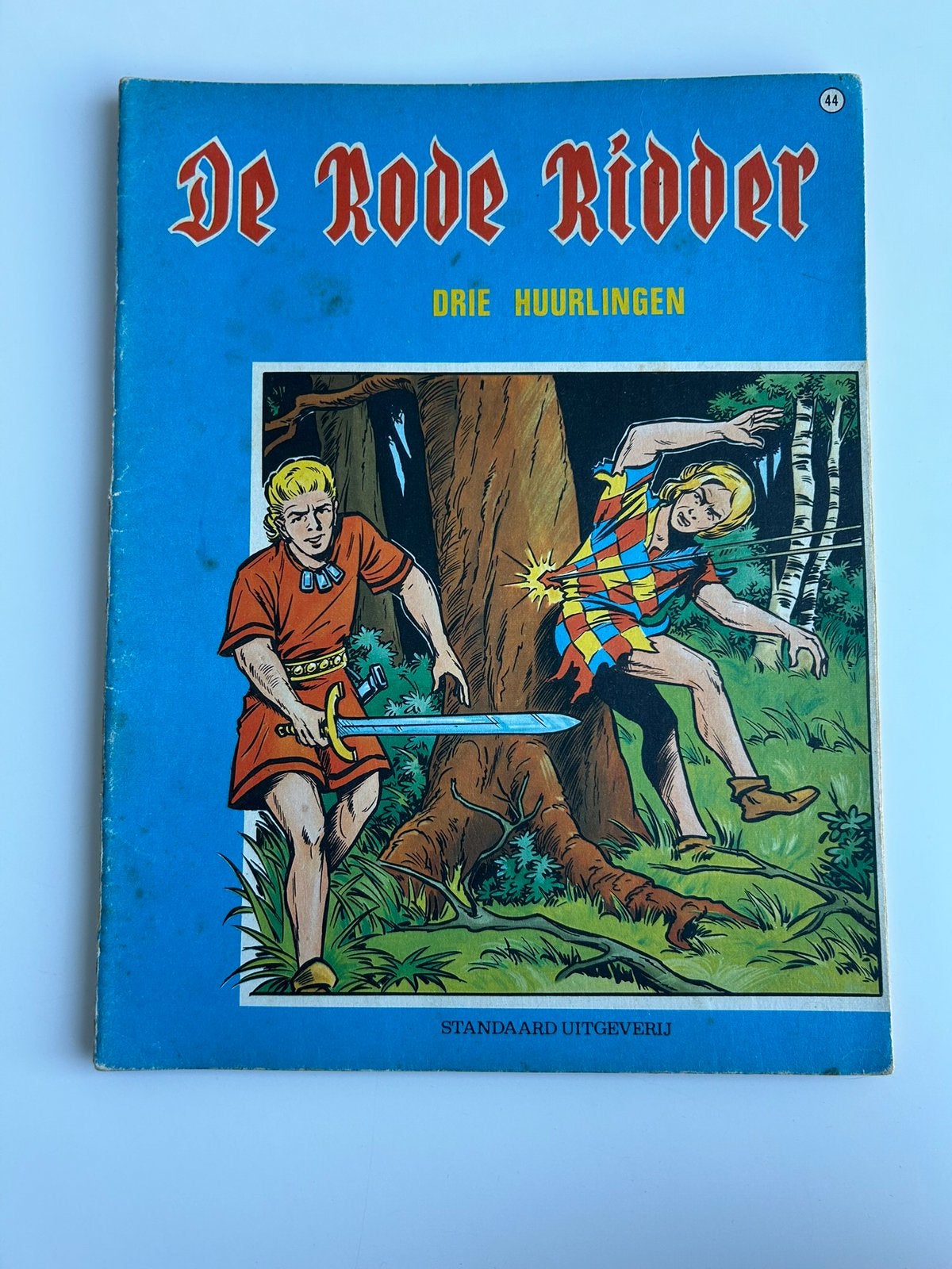De Rode Ridder 44 Drie Huurlingen 1ste druk 1969, Enlèvement ou Envoi, Utilisé