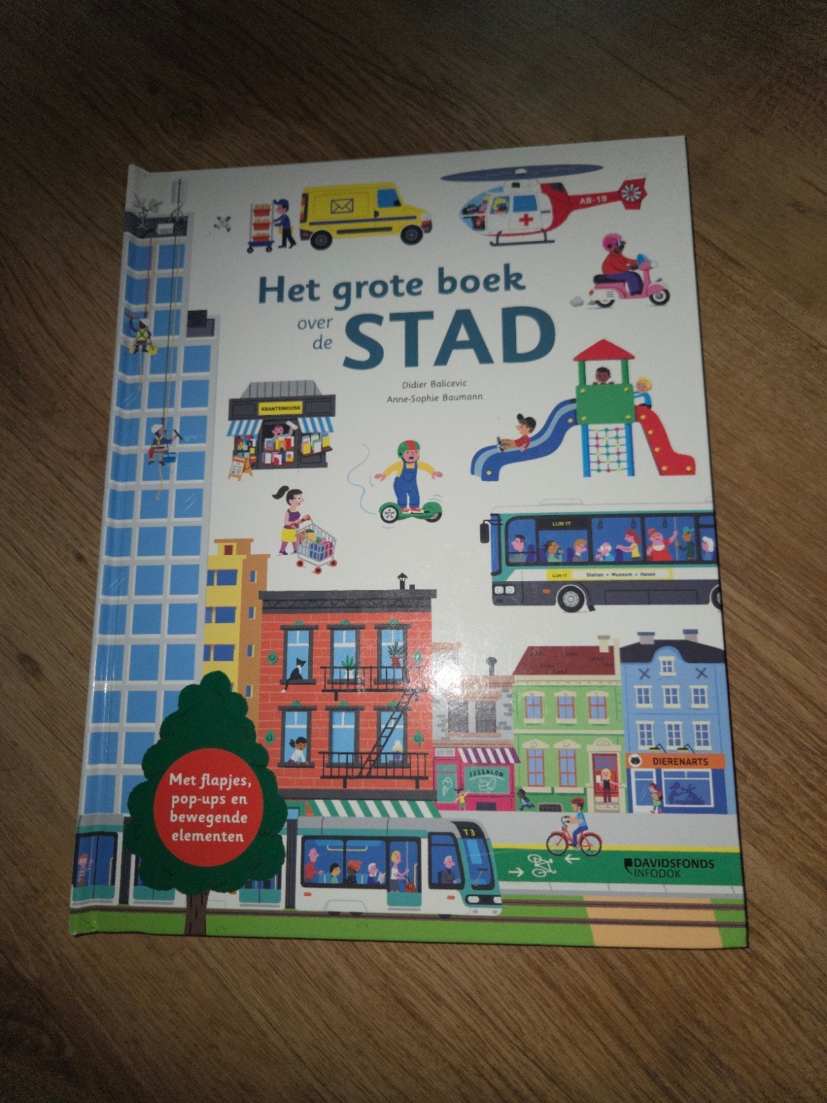Het grote boek over de stad ( flapjes), Ophalen