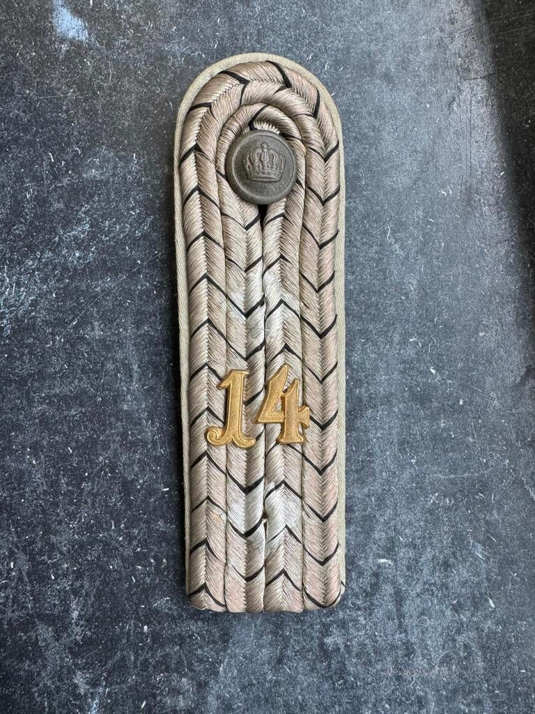 schouderstuk epaulette officier wo1 pruitsen duits, Verzamelen, Militaria | Algemeen, Ophalen of Verzenden