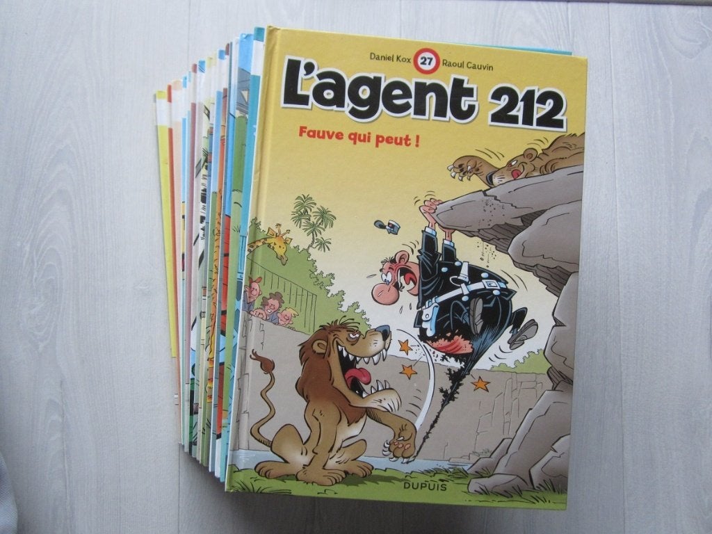 L' Agent 212 - cartonnées - 4,00Eur / pièce, Meerdere stripboeken, Ophalen of Verzenden, Zo goed als nieuw, Kox & Cauvin