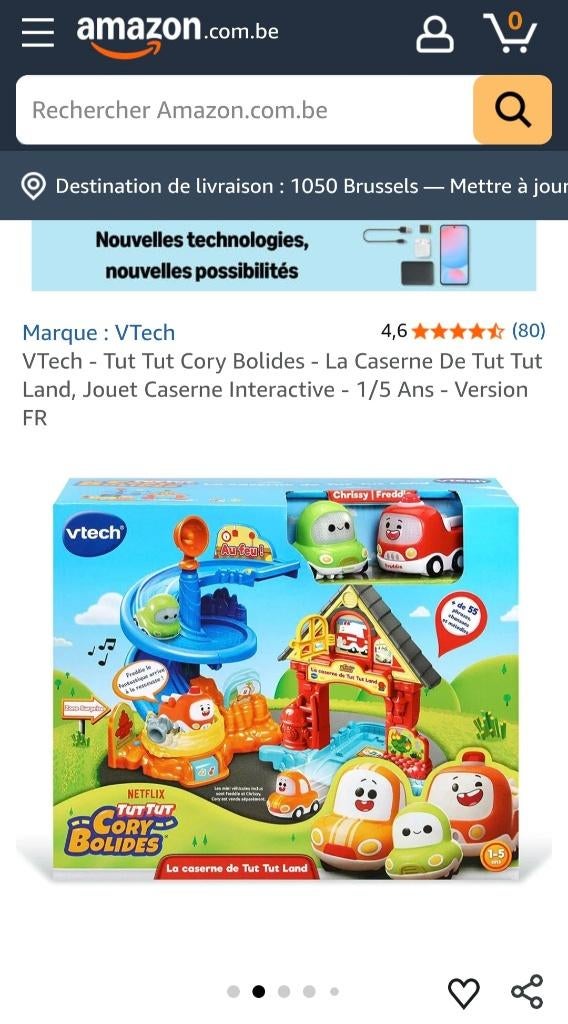 Caserne tut tut cory bolide, Enlèvement, Comme neuf, 6 mois à 2 ans