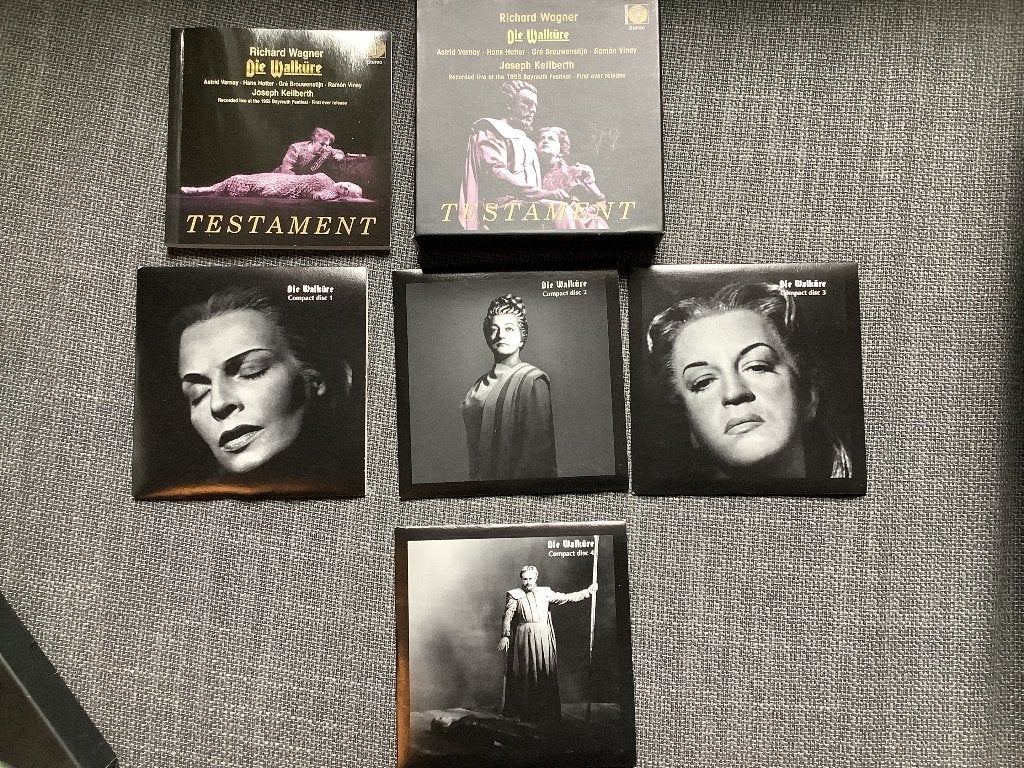 Wagner : Die Walkure . Joseph Keilberth. 4CD Testament, Enlèvement ou Envoi, Utilisé, Opéra ou Opérette, Romantique