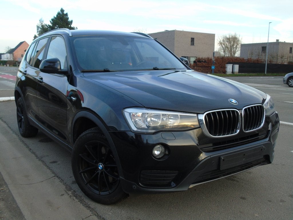 Bmw X3 2.0 d sDrive *2016 *Ohboekje *Navigatie *EURO 6b, Dealer onderhouden, 4 cilinders, Zwart, Leder