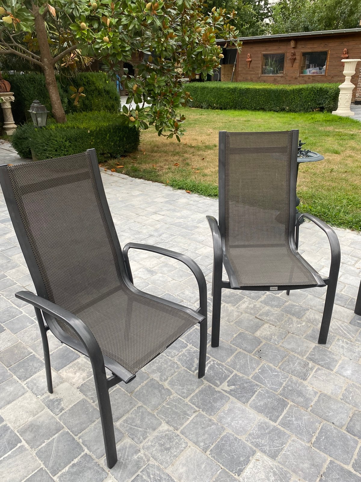 Tuinstoelen, Ophalen, Zo goed als nieuw, Textileen, Stapelbaar