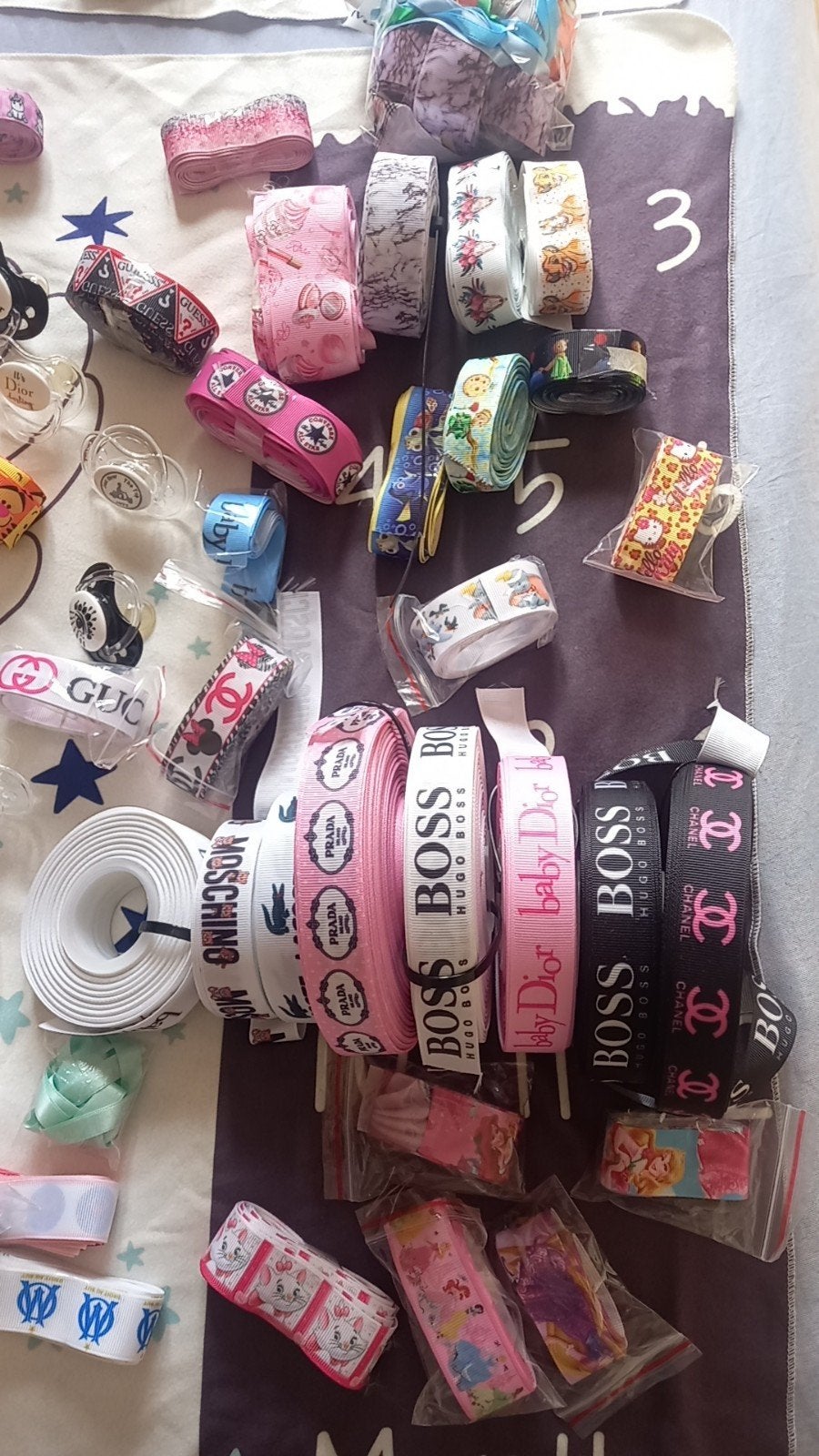 lot pour attache tétine ( sucettes ), Enlèvement, Neuf