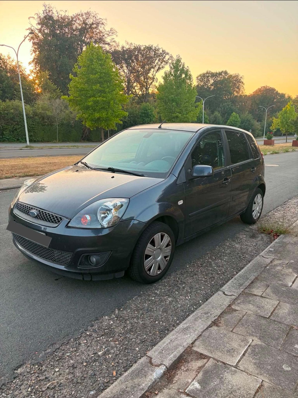 Ford Fiesta 1.4 Tdci prete à immatriculer, Elektrische ramen, Stof, Zwart, Zwart