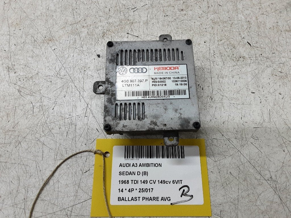 BALLAST DE PHARE XENON GAUCHE Audi A3 Limousine (8VS / 8VM), Autos : Pièces & Accessoires, Auto-Union-Straße  1,
85057  Ingolstadt, DE