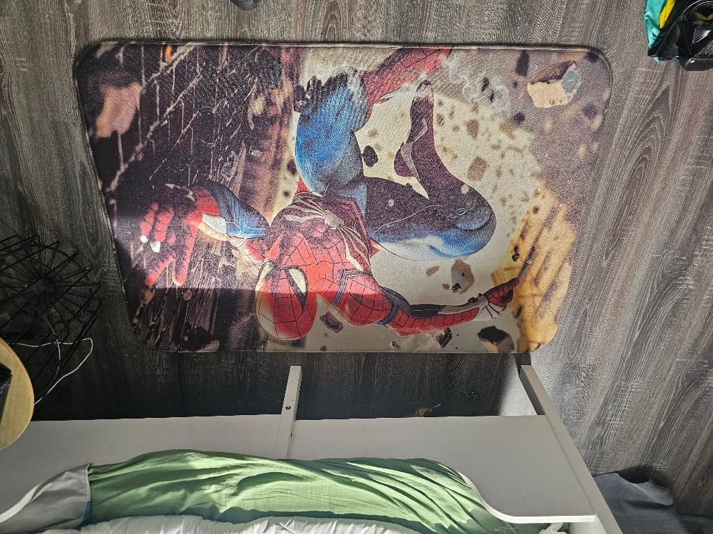 Spiderman mat en lamp, Ophalen, Nieuw