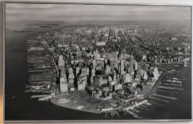 Grand tableau New York noir & blanc 140x100 cm – déco modern, Enlèvement