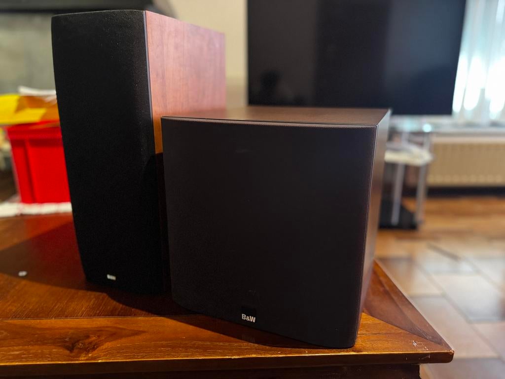 Bowers & Wilkins ASW610 en LCR60 S3, Ophalen, Zo goed als nieuw, Subwoofer
