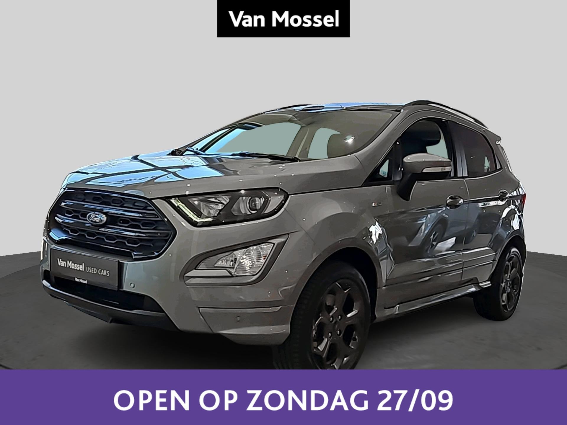 Ford Ecosport 1.0i EcoBoost 92kW ST-Line, Stof, Gebruikt, Zwart, Bedrijf