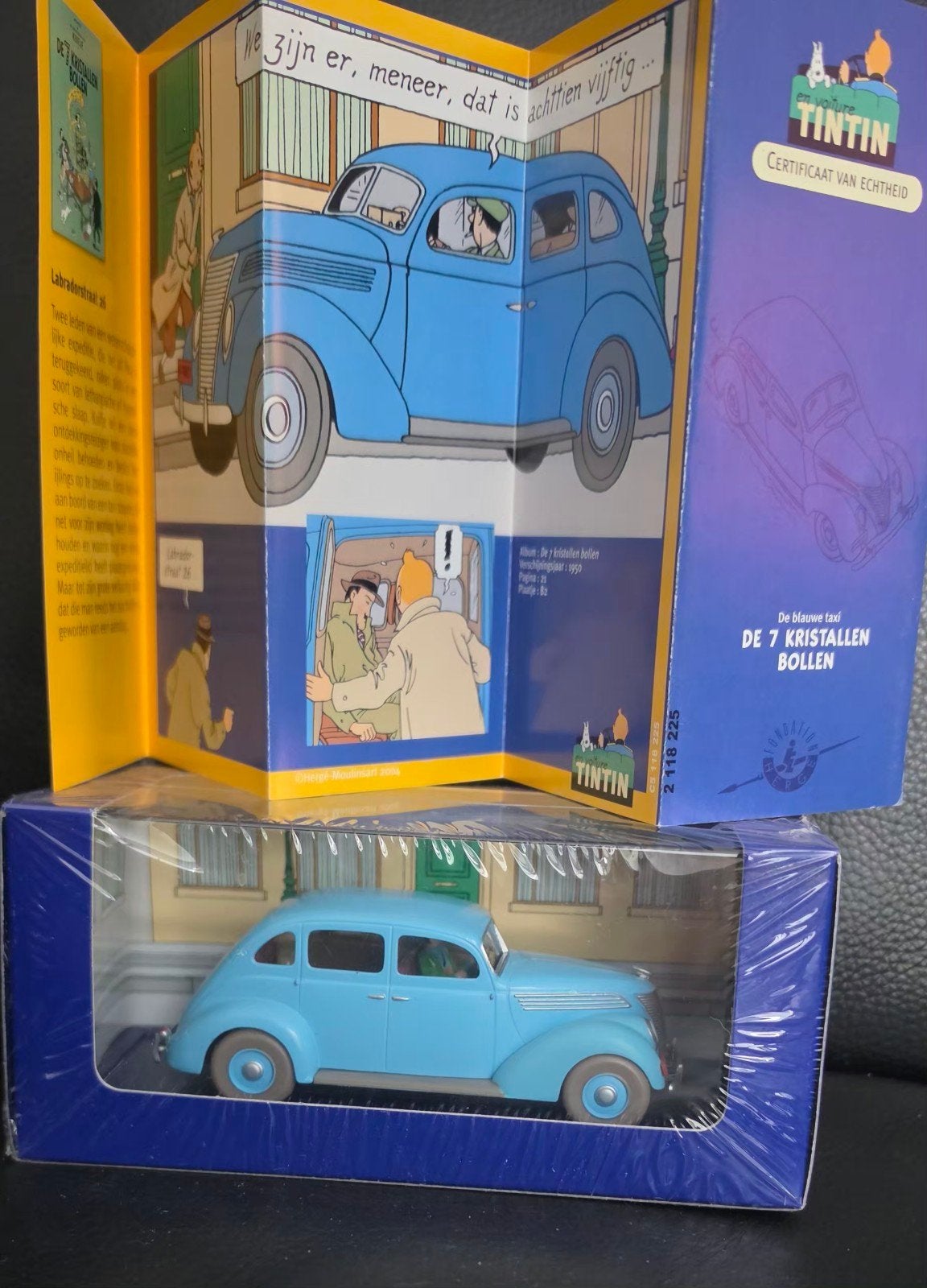 kuifje en de blauwe taxi., Enlèvement ou Envoi, Tintin