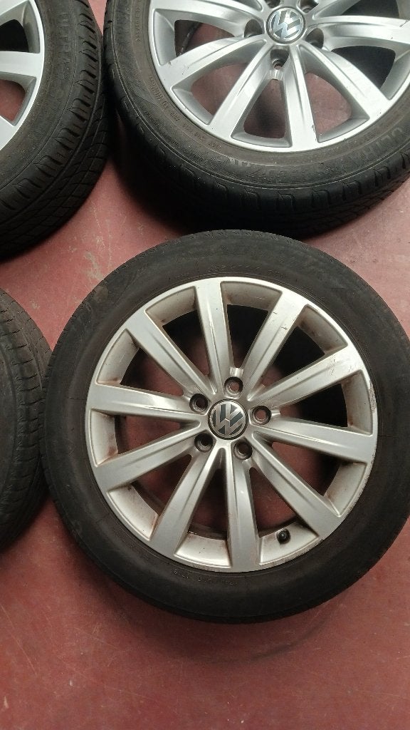 Set velgen Volkswagen "Sydney" 17 inch, Auto-onderdelen, Banden en Velgen, Ophalen, Gebruikt, Velg(en), 17 inch