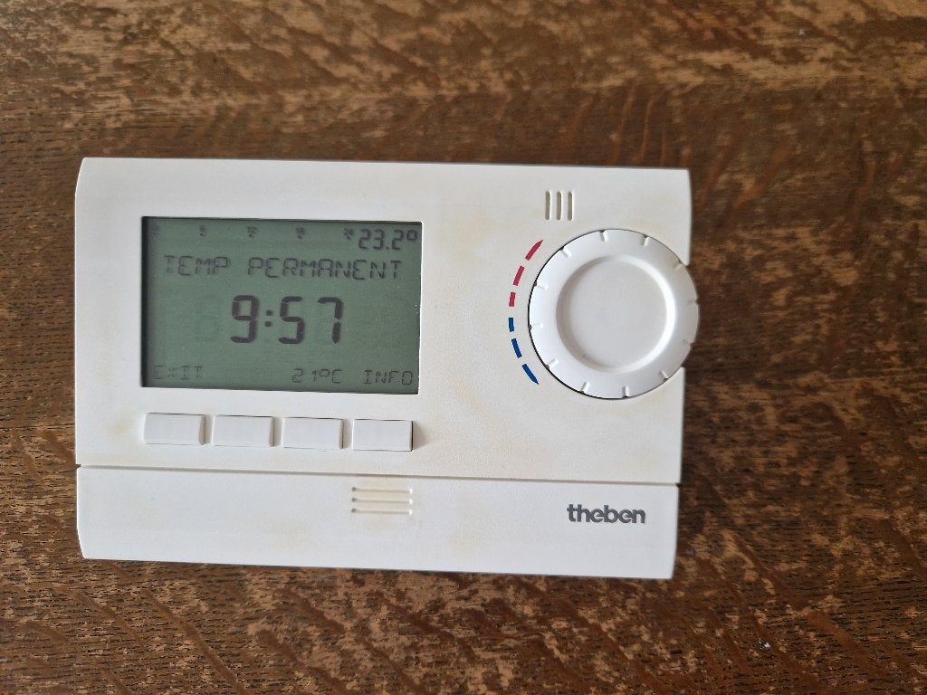 Theben RAM 911 top2 – thermostat programmable, Bricolage & Construction, Thermostats, Enlèvement ou Envoi, Utilisé