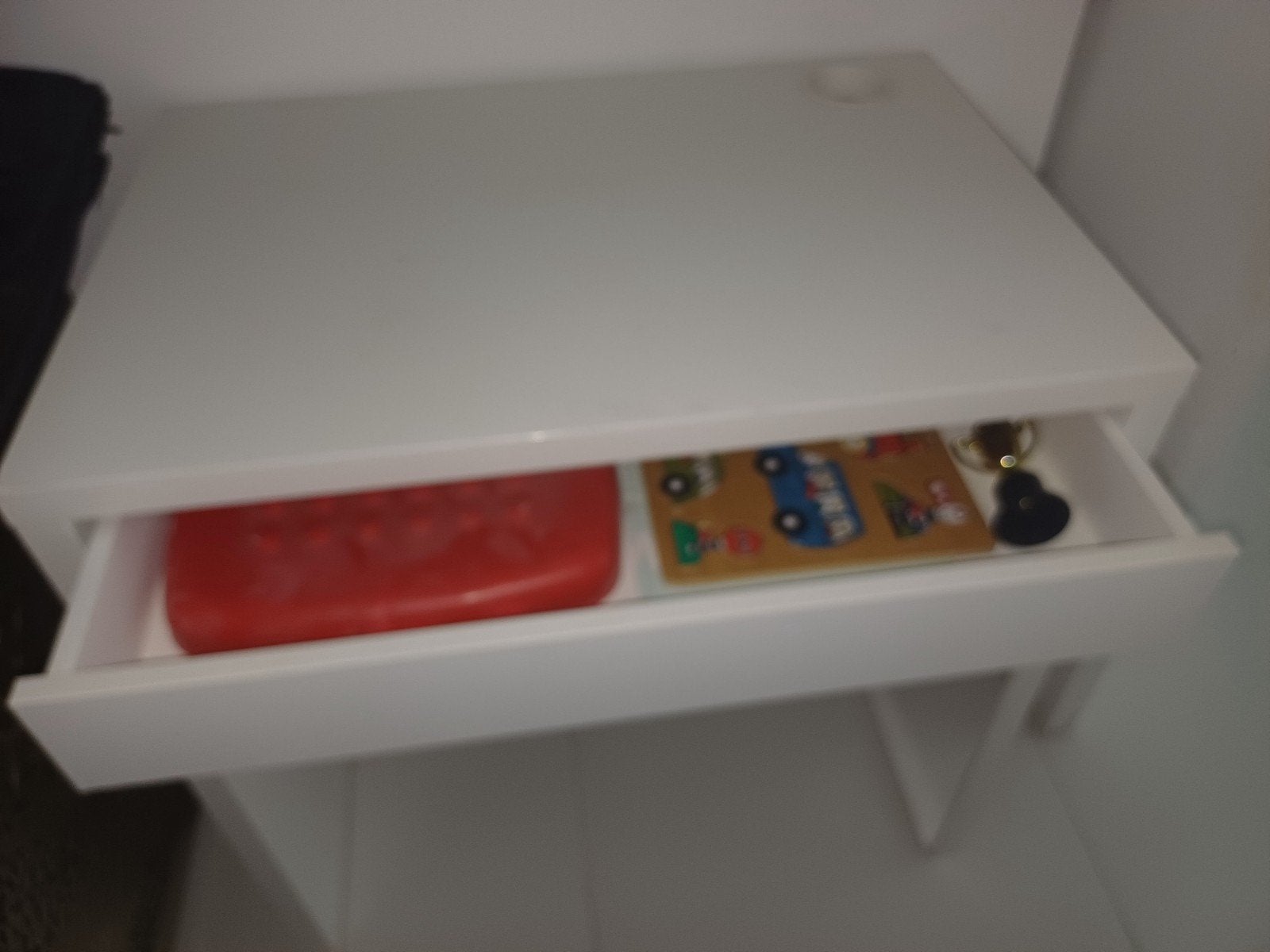 bureau ikea wit, Ophalen