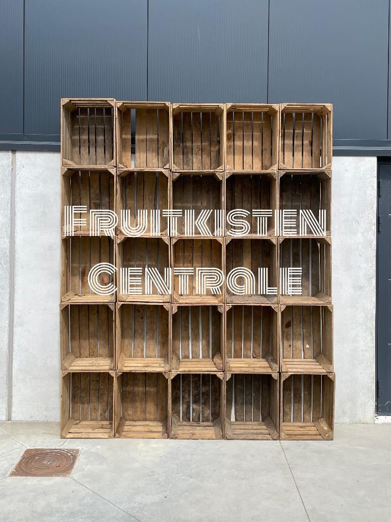 Bleke en geschilderde fruitkisten ! groot assortiment, Ophalen, Minder dan 50 cm, Gebruikt, Minder dan 50 cm