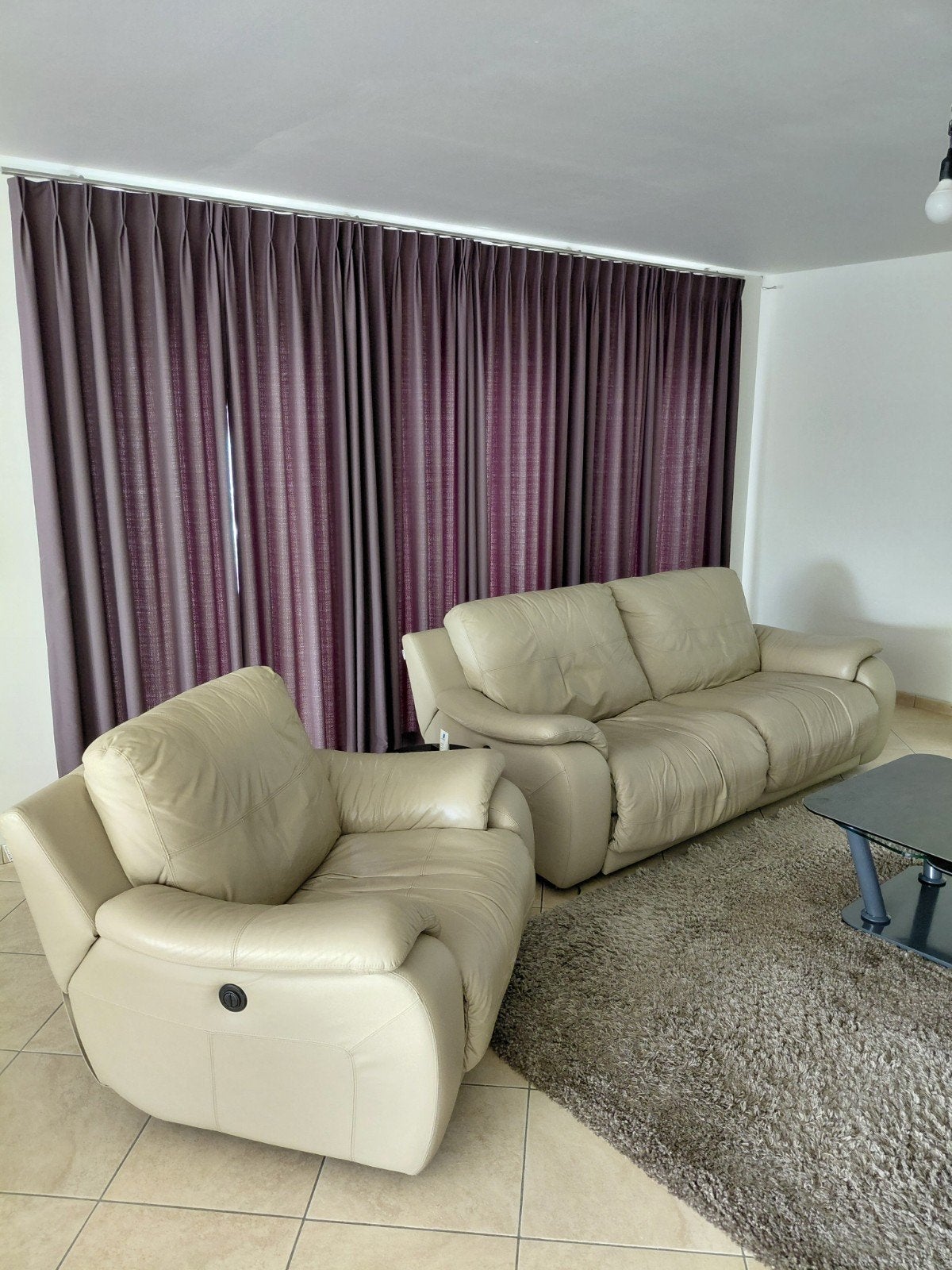 3 zetels waarvan 2 elektrisch van chateau d'ax, Maison & Meubles, Canapés | Coins salons complets, Enlèvement, Cuir