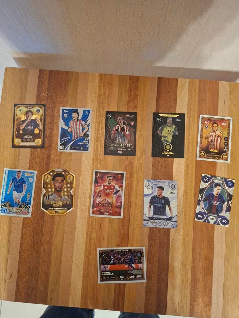Match Attax voetbalkaarten, Enlèvement
