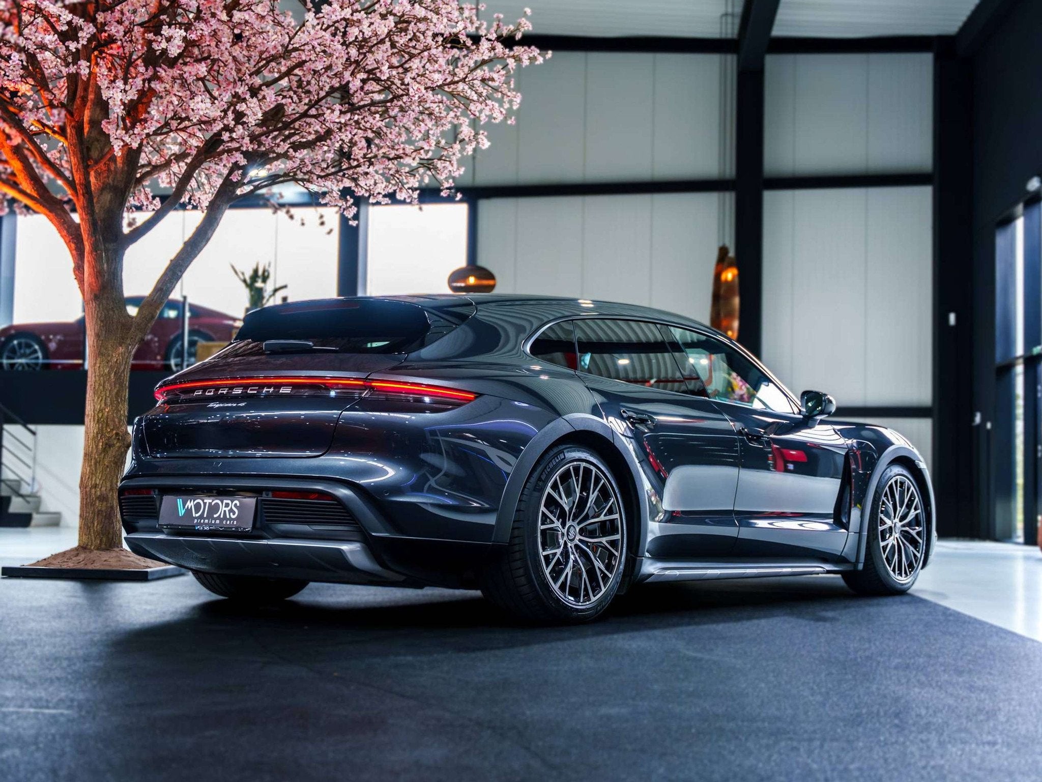 Porsche Taycan 4 Cross Turismo 93.4 kWh - ACC - 360 - Pass, Autos, Cuir, Argent ou Gris, Achat, Noir