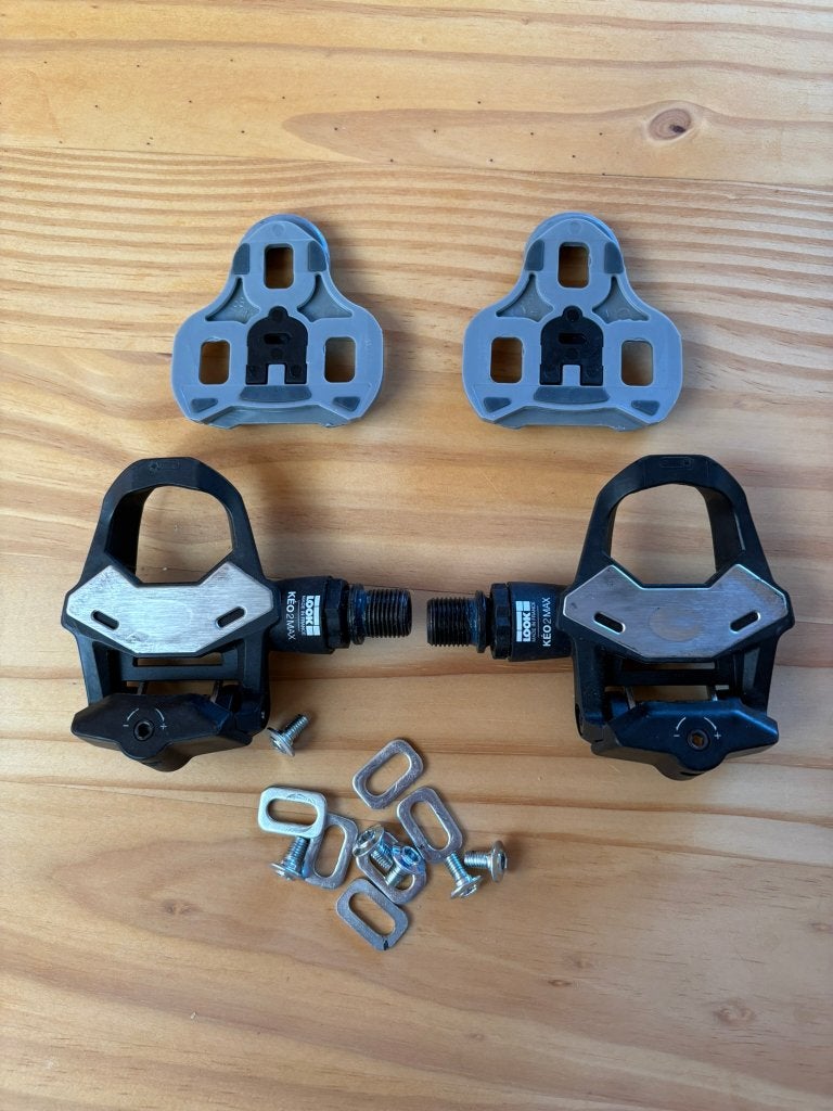 Look Keo2 Max Fietspedalen, Gravelbike, Ophalen of Verzenden, Zo goed als nieuw, Aluminium