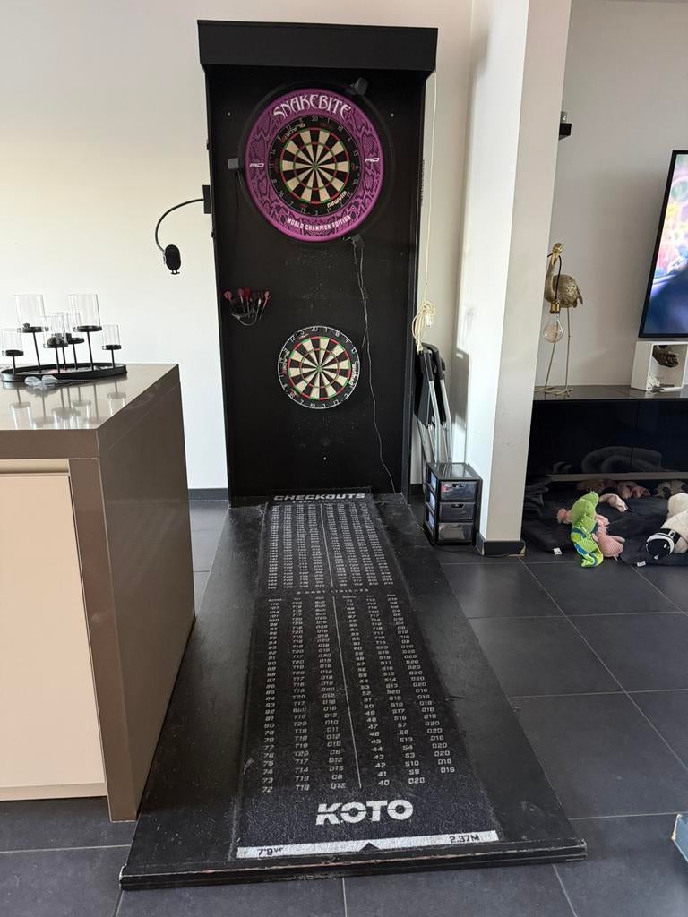 Dartsstand, Enlèvement, Utilisé, Autres types