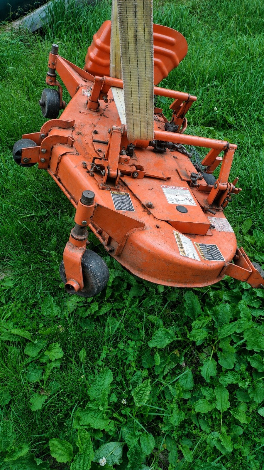 Kubota middenmaaier, Tuin en Terras, Ophalen, Cirkelmaaier, Gebruikt, Mulchfunctie