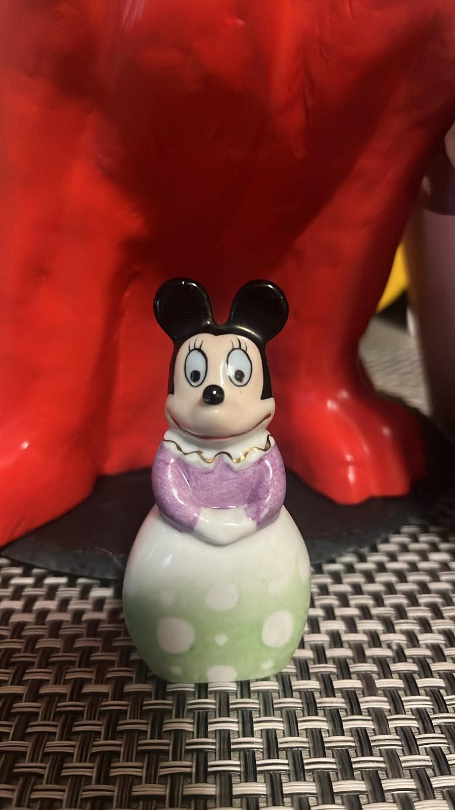 Kleine mini mouse, Verzamelen, Disney, Ophalen, Mickey Mouse, Zo goed als nieuw, Beeldje of Figuurtje