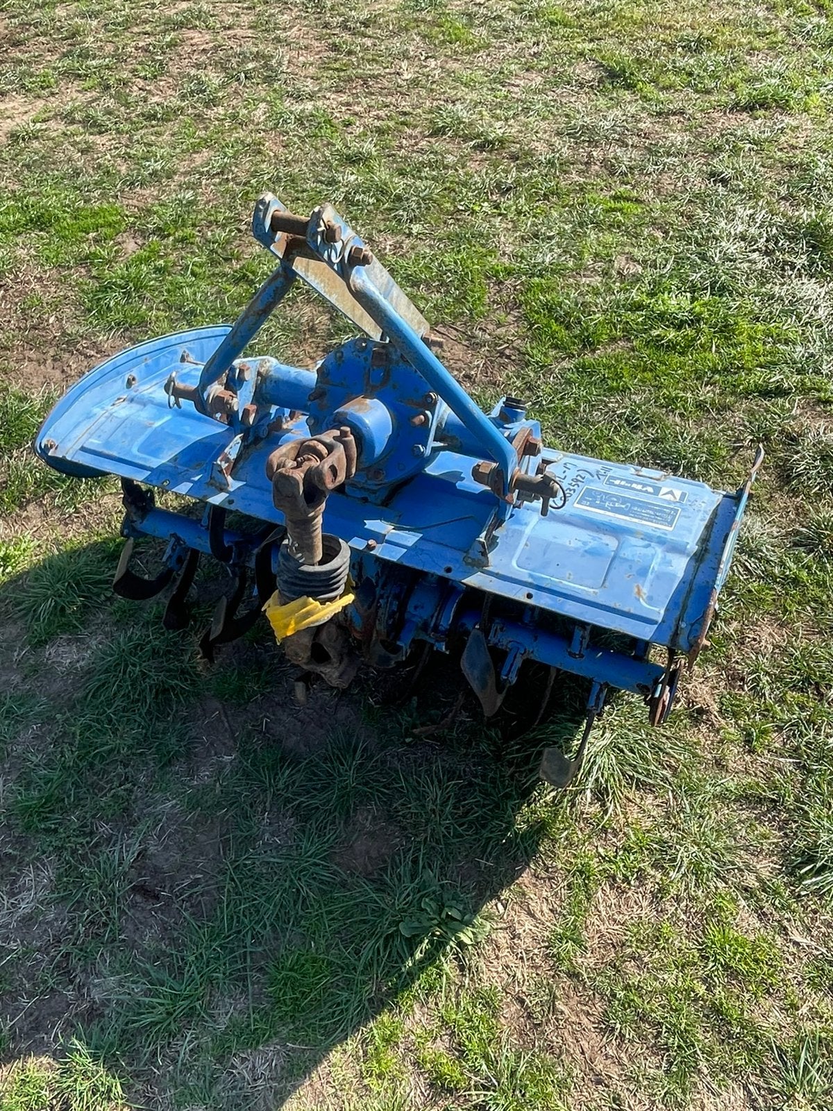 Frees voor minitractor 1meter, Ophalen