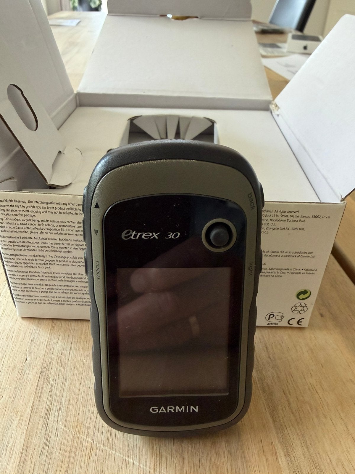 Garmin eTrex 30 Outdoor GPS met originele doos, Ophalen, Gebruikt