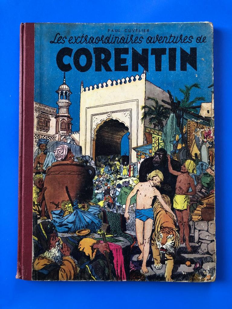 Ed 1953 - Corentin 1 par Cuvelier - Les éditions du Lombard, Paul Cuvelier., Une BD, Enlèvement, Utilisé