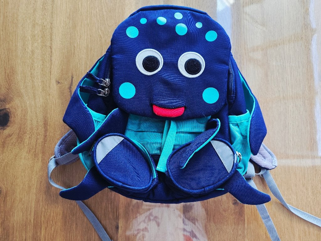 Boekentas kleuter - Affenzahn, Ophalen of Verzenden, Gebruikt, Blauw, Rugtas